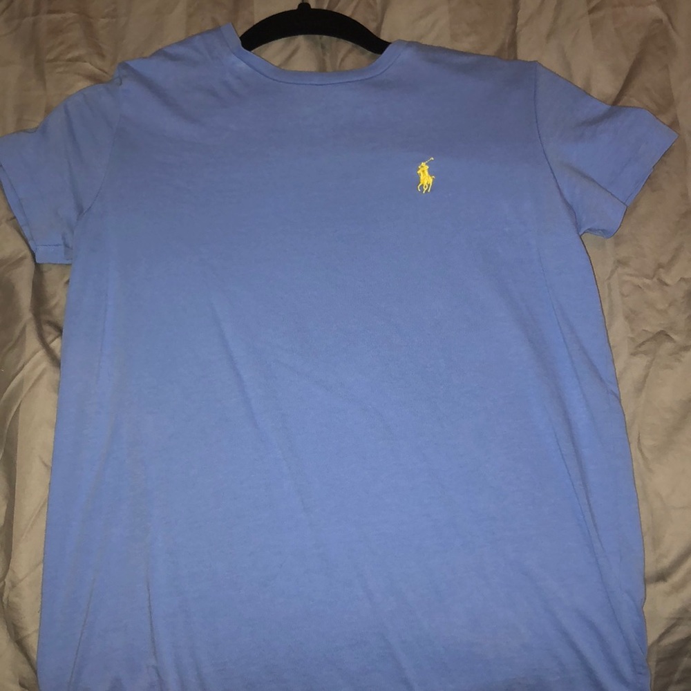 Baby blue polo
